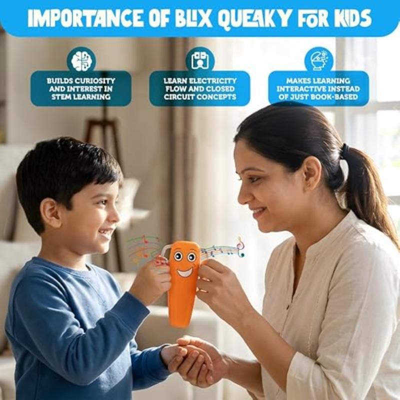 Queaky Interactive Circuit Toy – Orange STEM Edition