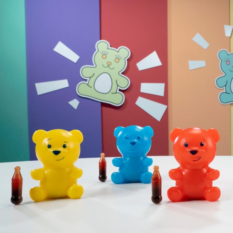 غاميمالز - لعبة مطاطية الدب لون أصفر