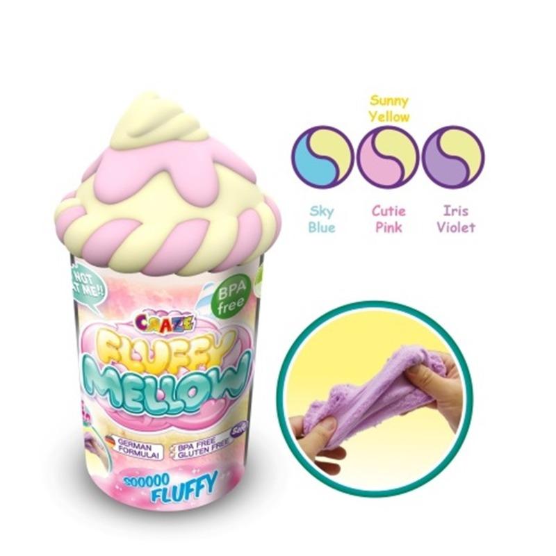 Craze Fluffy Milo Slime - Multiple Colors