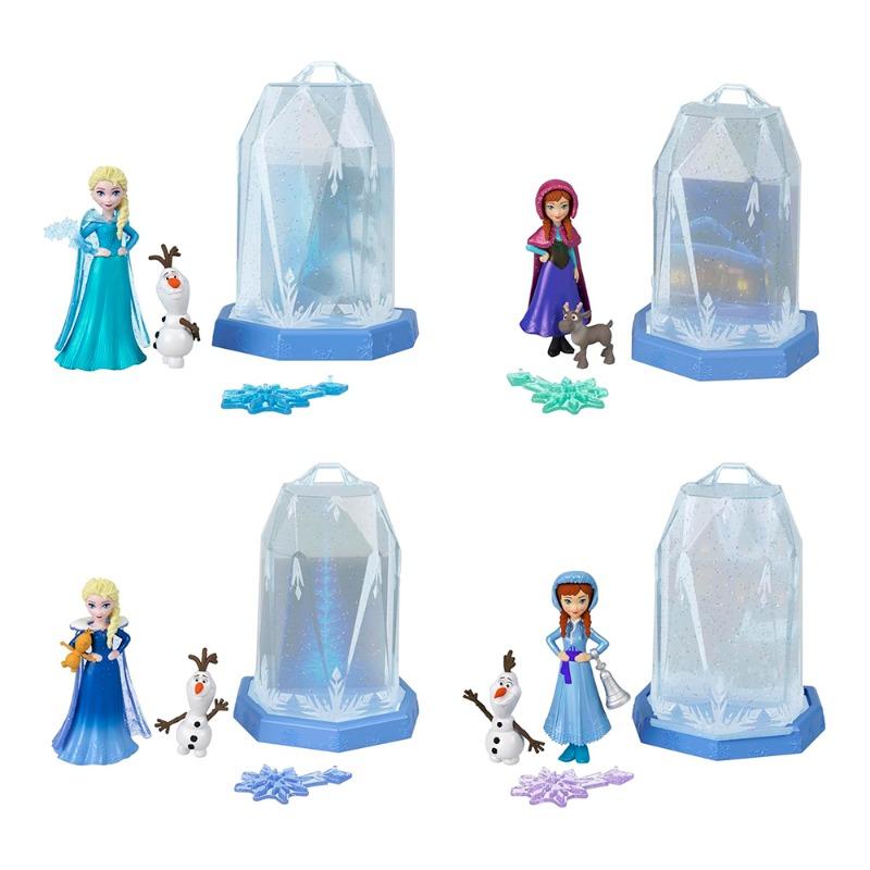 Disney Frozen Mattel Ice Reveal Mini Doll with Foam Snow Gel and 6 Surprises
