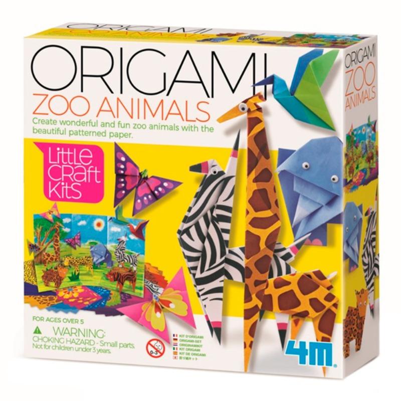 4M Little Craft Origami Zoo Animals