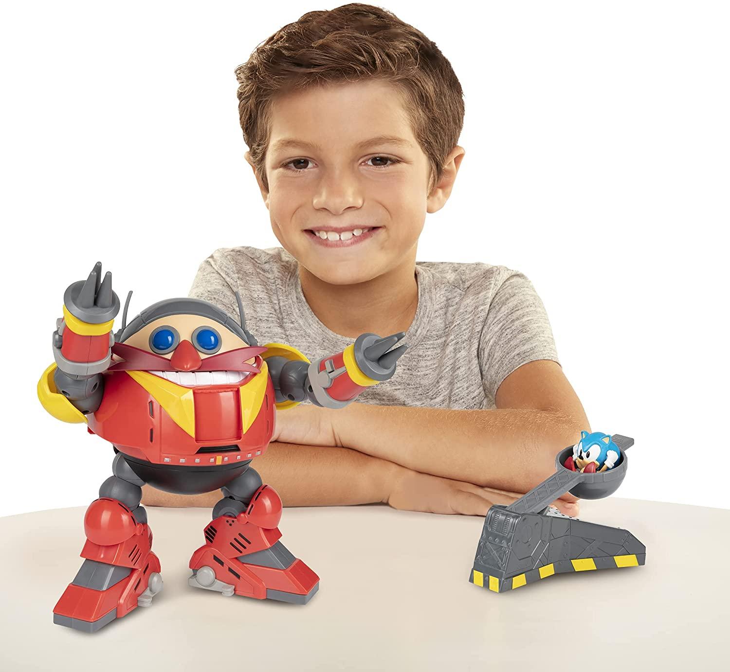Sonic The Hedgehog Giant Eggman Robot Battle Set with Catapult