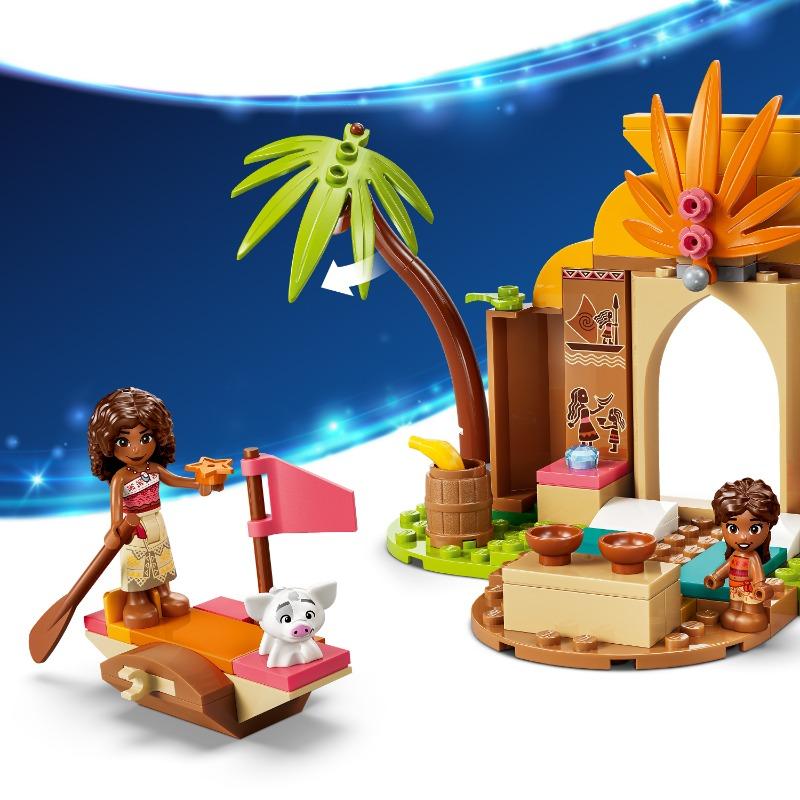 LEGO Disney Moana Village House & Boat Building Set