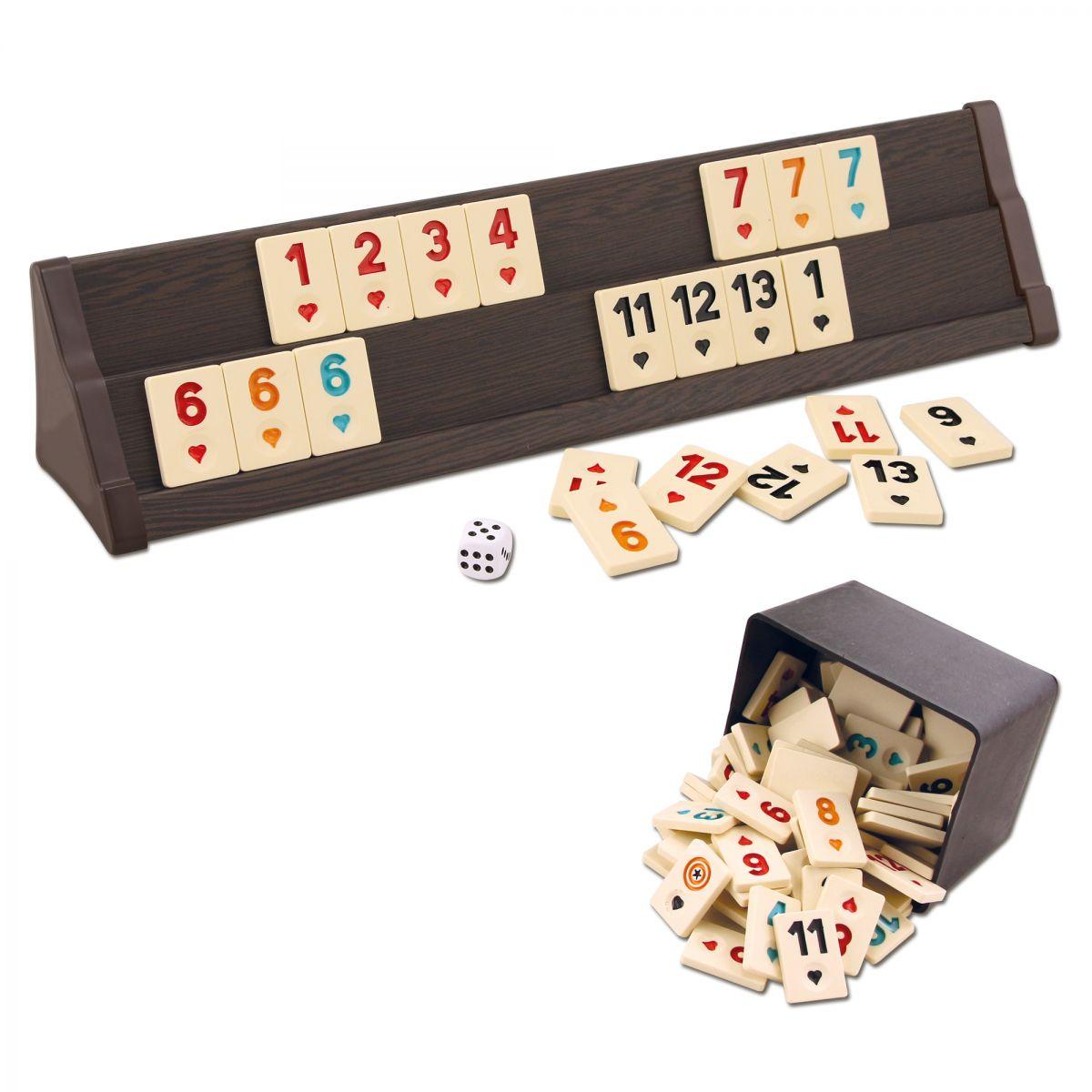 Rummy VIP Royal Set - Dark Brown