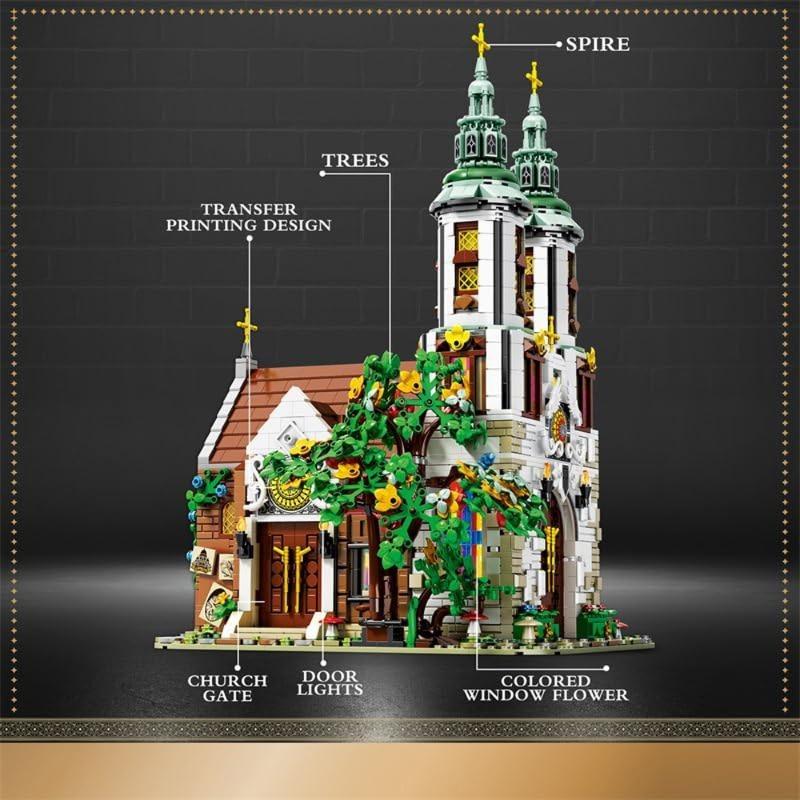 Reobrix Andrew Chapel Building Set 3,087pcs