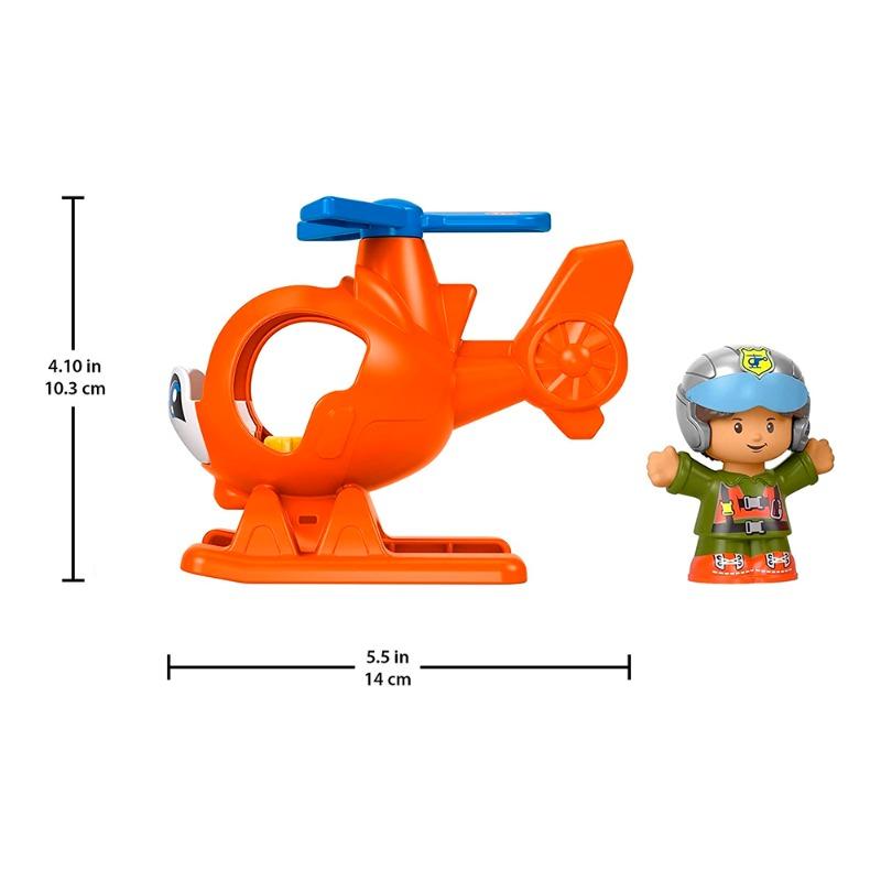 Fisher Price Little People Pilot Helicopter Toy