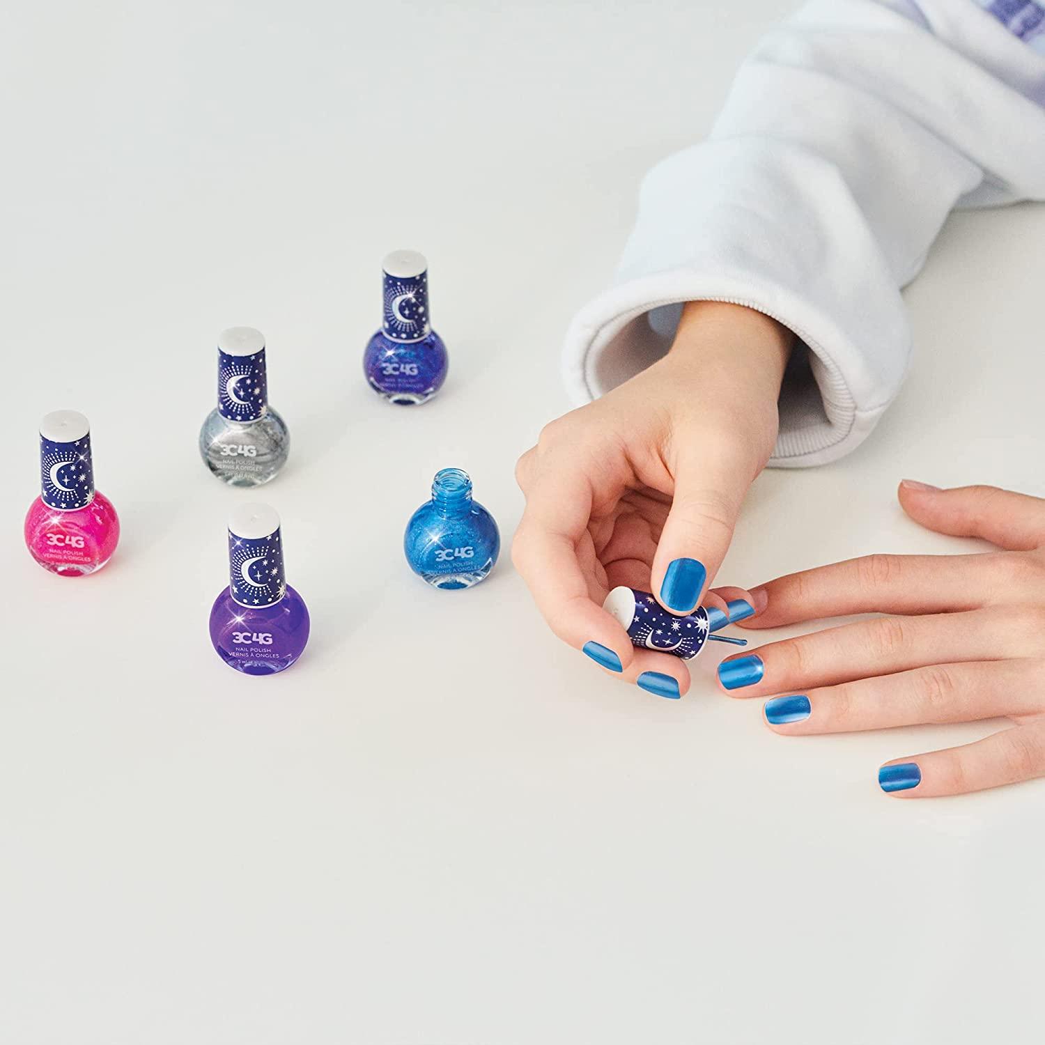 مجموعة عبوات طلاء الأظافر هيكساجون - 5 قطع