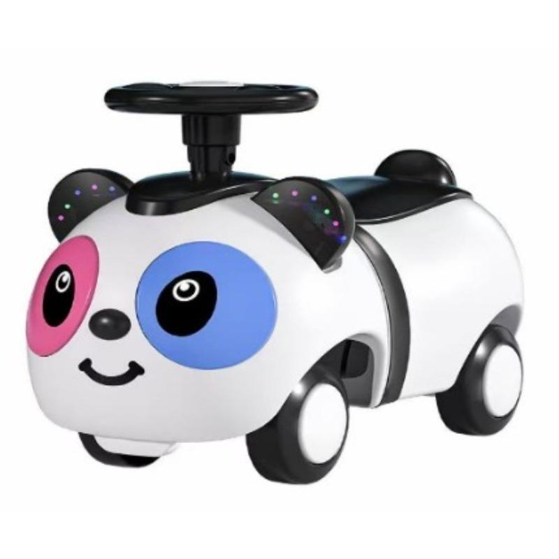 توبي كيدز - سيارة انزلاق الباندا مع أضواء وموسيقى - أبيض