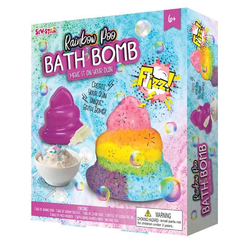 Sew Star Rainbow Poo Bath Bombs