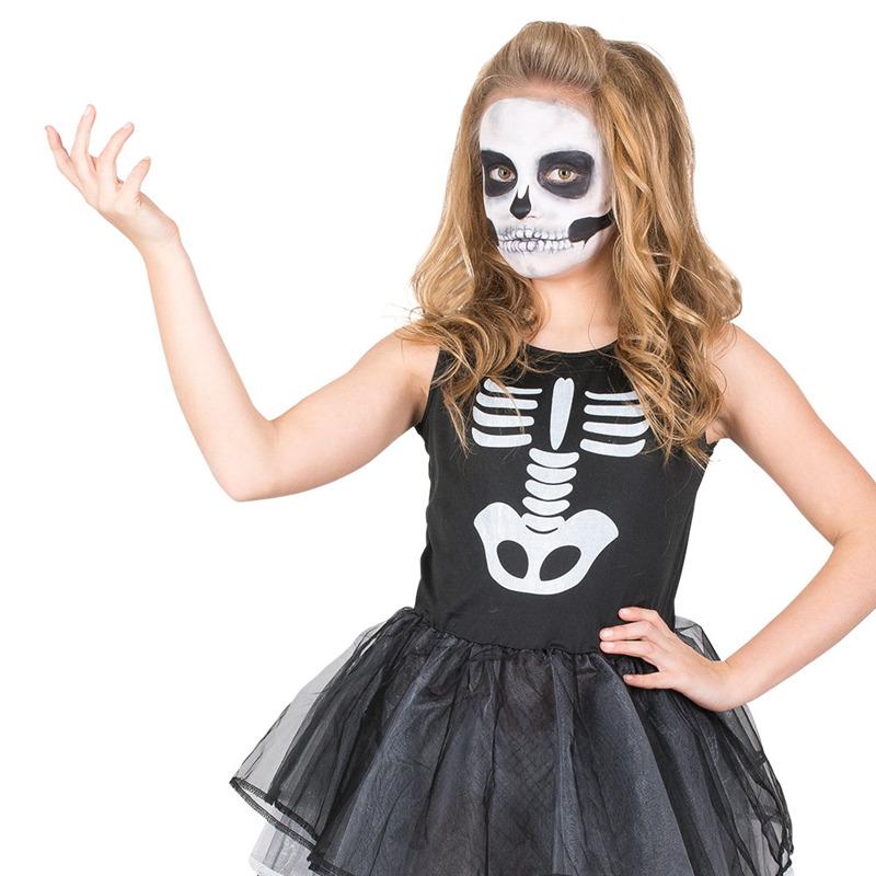 Mad Toys Bones Tutu Dress Kids Halloween Costume - Large