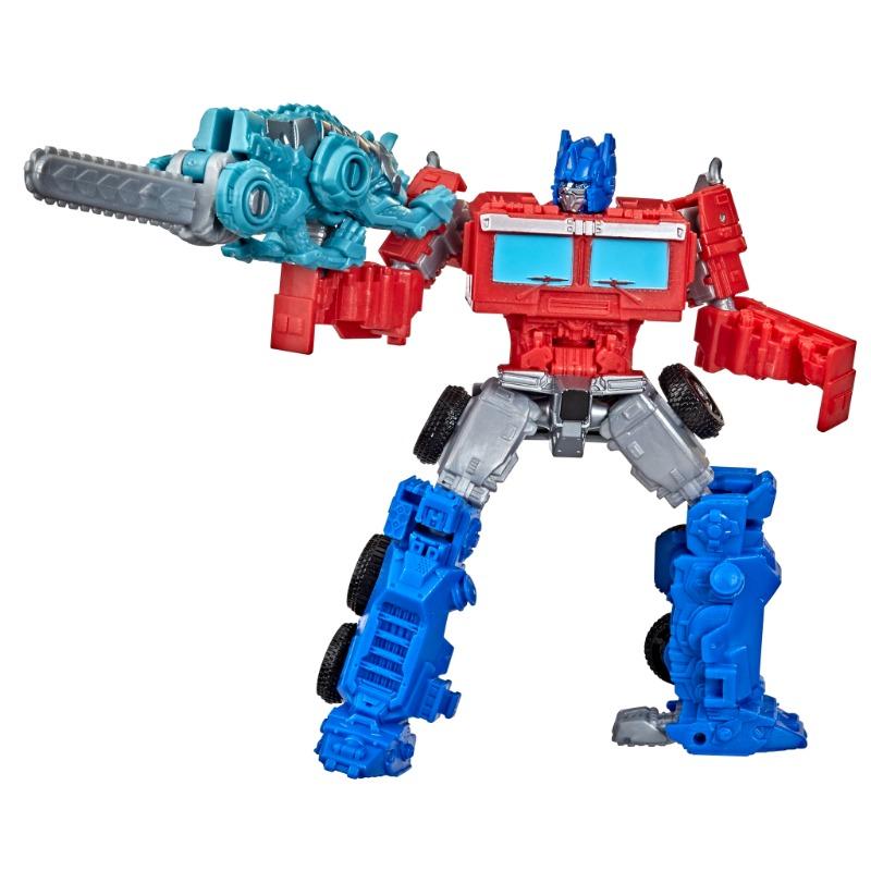 Transformers Rise Of The Beasts Optimus Prime And Chainclaw Action Figures