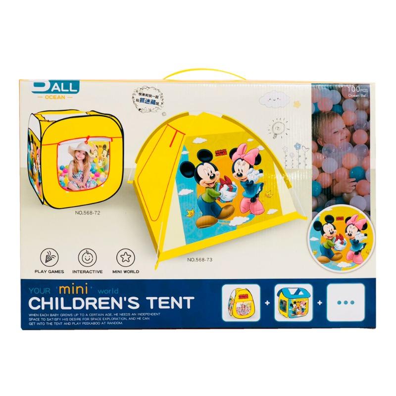 Disney Childrens Disney Mickey Tent With 100 Balls