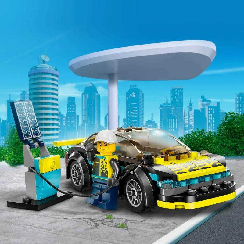 LEGO City Electric Sports Car Building Toy Set - 95 Pcs