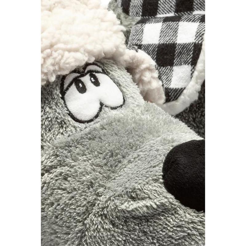 تويجي - سليبر بتصميم الجرو دودو لون رمادي مقاس 36-37