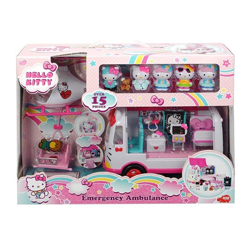 Dickie Hello Kitty Emergency Ambulance Rescue Set