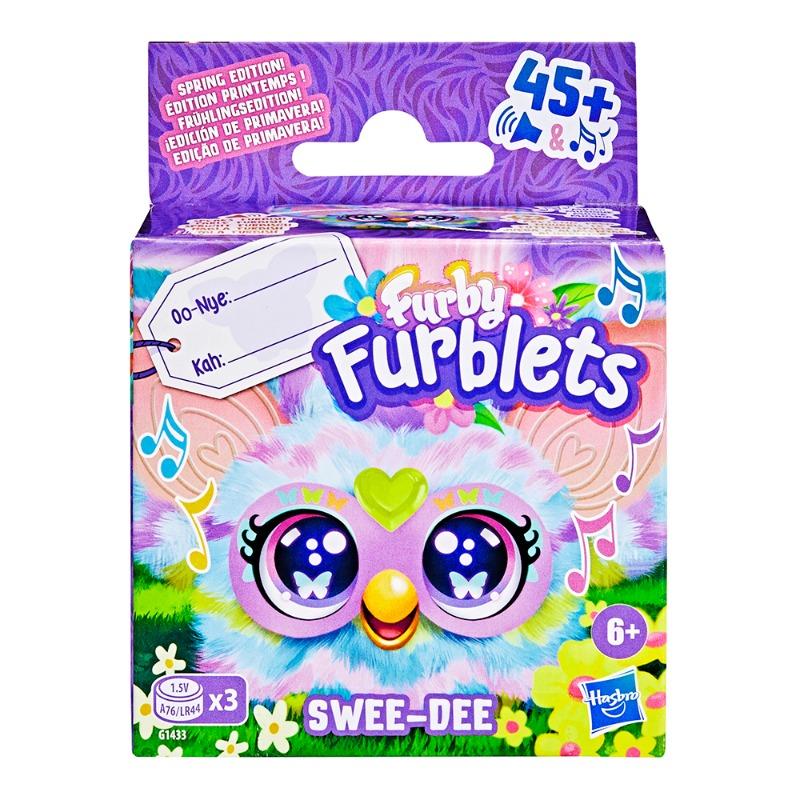 Furby Furblets Zee Bah Mini Friend, Electronic Plush Toys