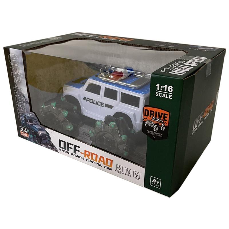 Off-Road Police RC Car 2.4G 1:16 Scale With Light
