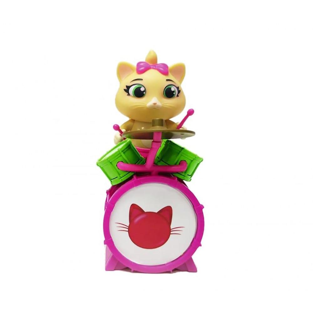 Smoby - 44 Cats Figure Pilou With Drums