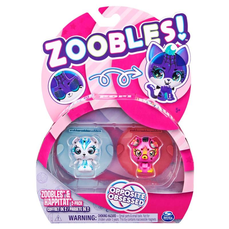 Zoobles & Happitat Animal 2 Pack