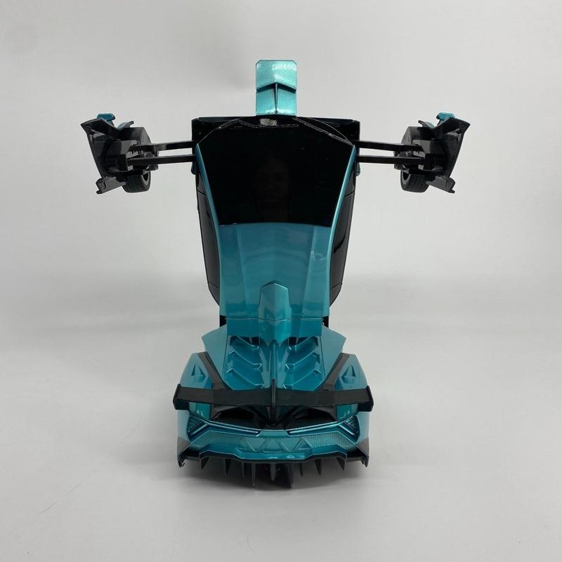 Car Transforming Robot Remote Control Toy - Blue