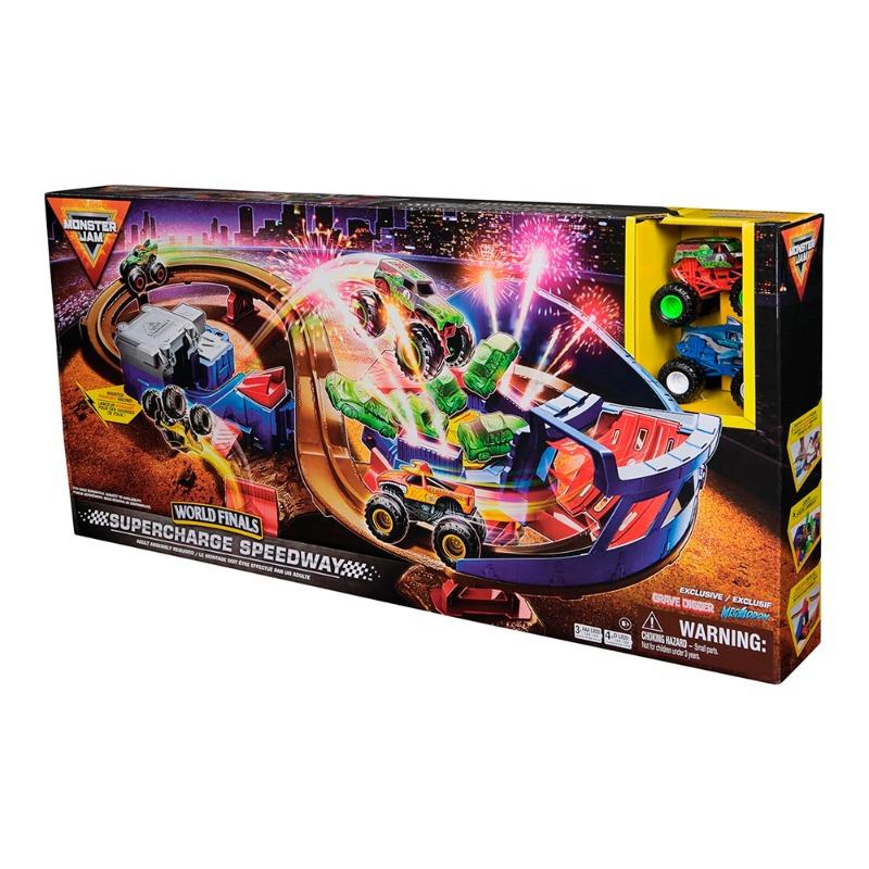 Monster Jam Supercharged Speedway Playset