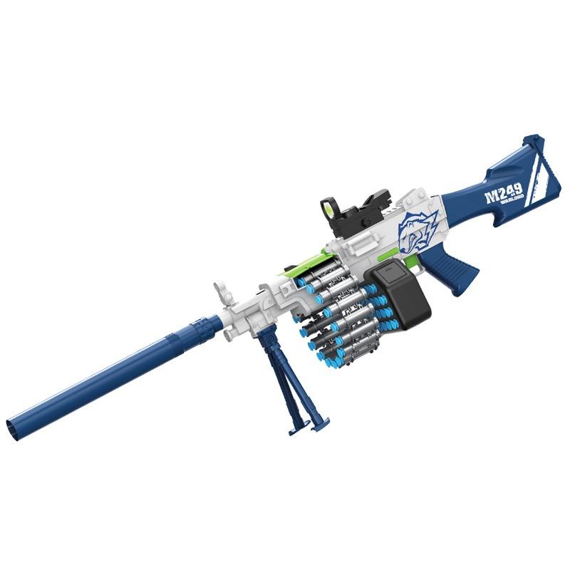 M249 Manual Pull Soft Bullet Toy Rifle