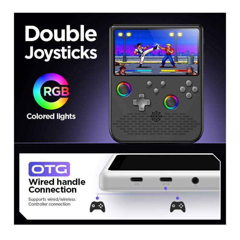 Portable Gaming Device With a 5-inch Screen and 64gb Memory Card - Black