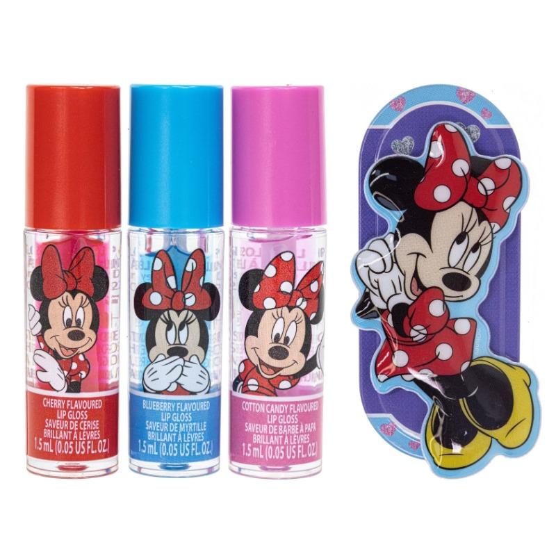Disney-Minnie Mouse 3 Pk Lip Gloss