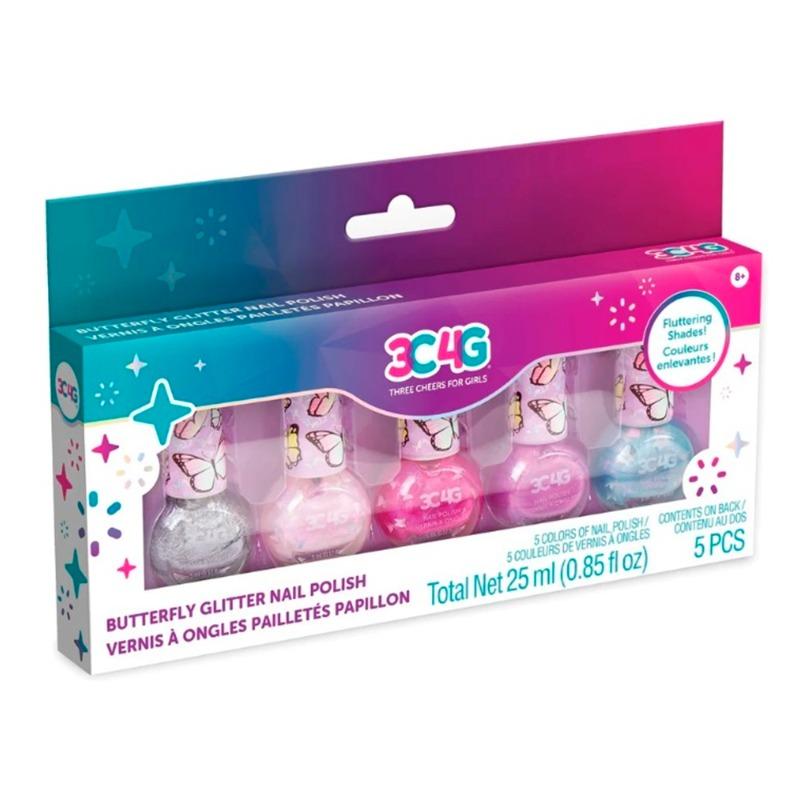 3C4G Butterfly Nail Polish Set 5pk