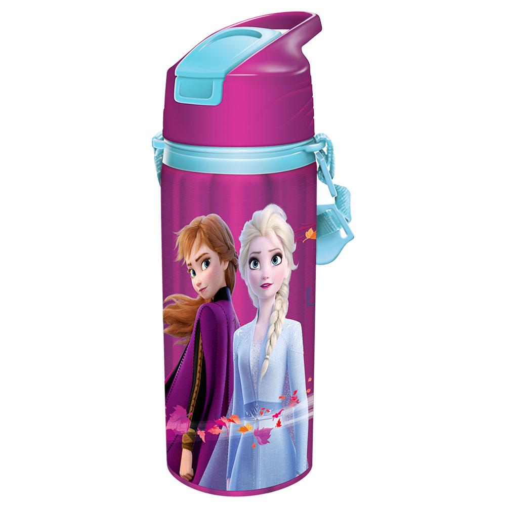 Disney Frozen II Stainless Water Bottle 600ml - Purple