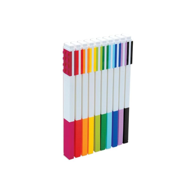 Lego Marker Set For Kids 10 Pack