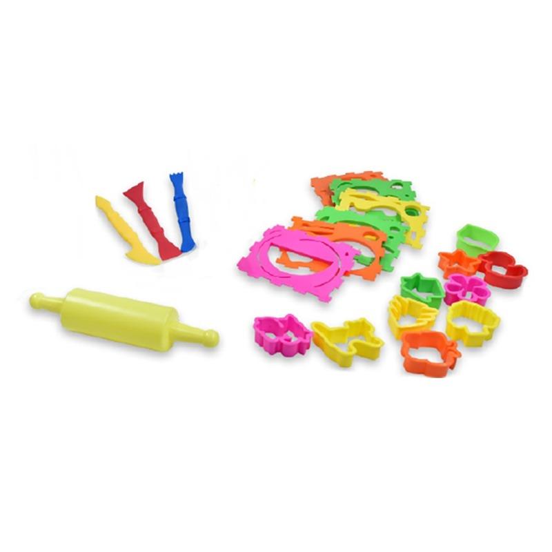 نارا - مجموعة صلصال التشكيل الملون نون درايينج 7 ألوان