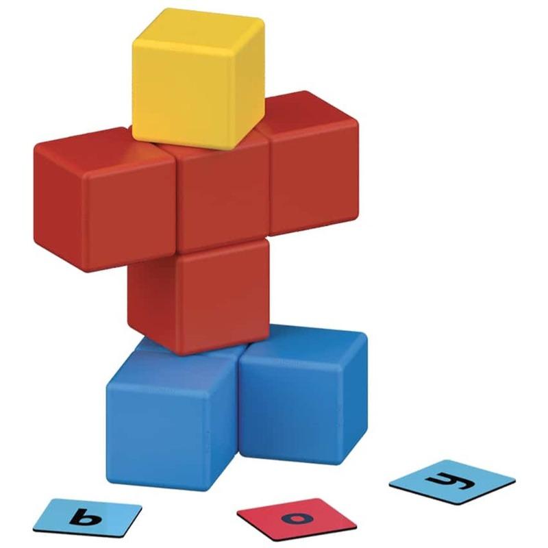 جيوماج - مجموعة مكعبات البناء المغناطيسية لتعليم الحروف 79 قطعة