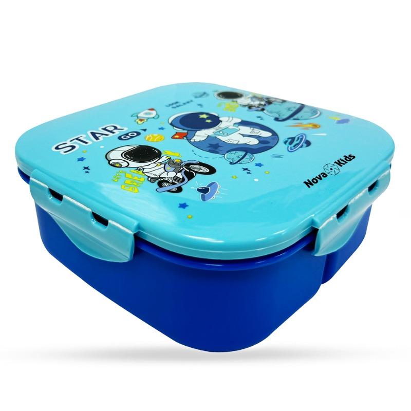 Nova Kids Square Bento Lunch Box 1000ml - Galaxy Blue