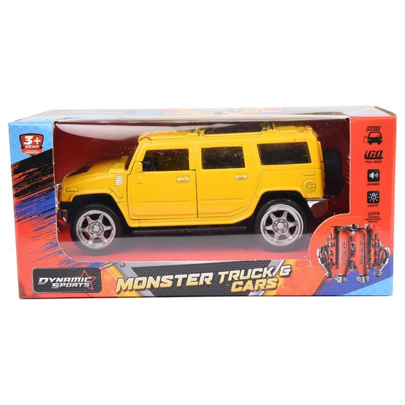 Dynamic Sports Diecast Metal Suv Car - Yellow