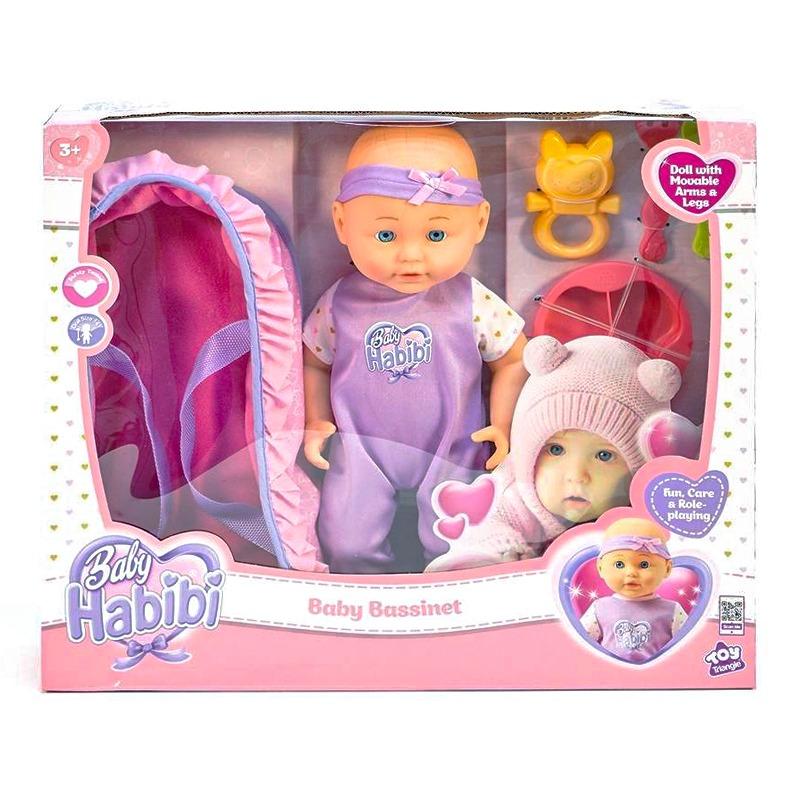 Baby Habibi Doctor Doll Playset - 14 Inch Purple jumpsuit