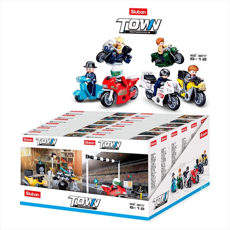 سلوبان - مجموعة بناء الدراجات النارية 6 في 1