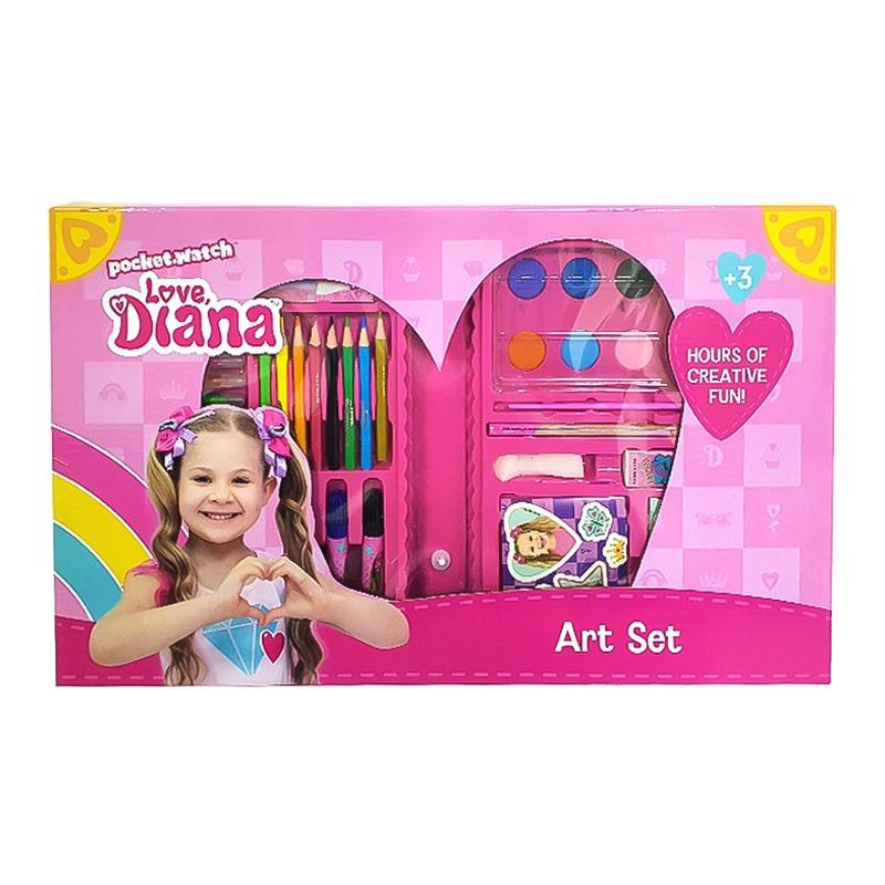 لوف ديانا - مجموعة التلوين الفنية 52 قطعة