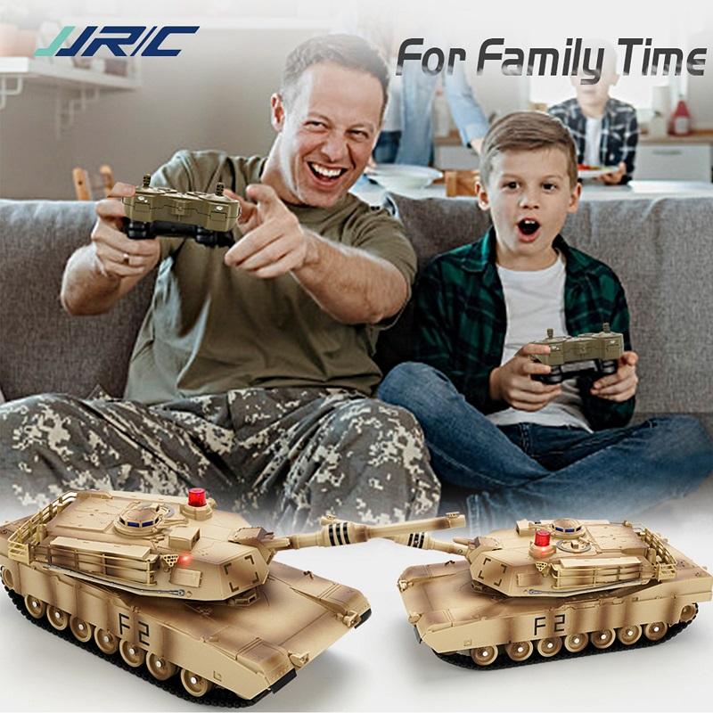 JJRC RC Military Battle Tank Shooting With Lights