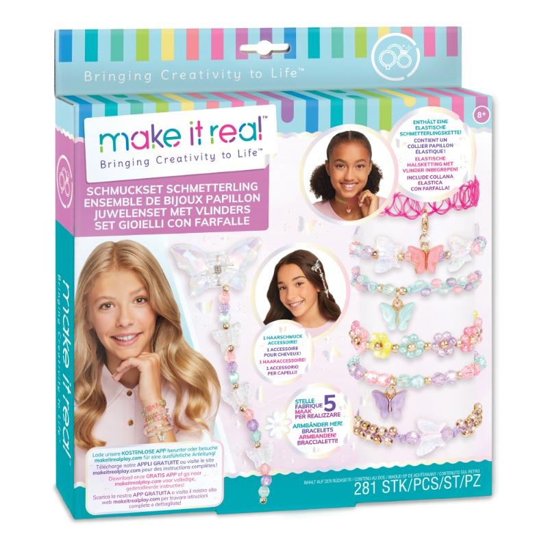 ميك ات ريل - مجموعة صناعة مجوهرات بتصميم فراشة