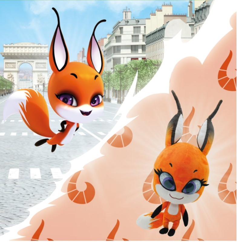 Miraculous Kwami Trix Plush Figure 24cm