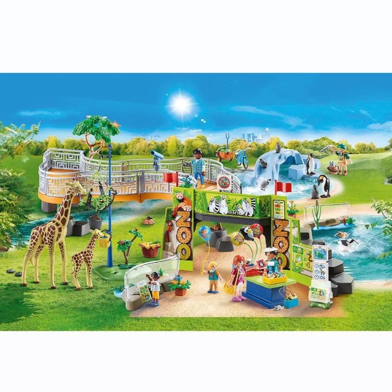 بلاي موبيل - مجموعة لعب حديقة الحيوانات الكبيرة