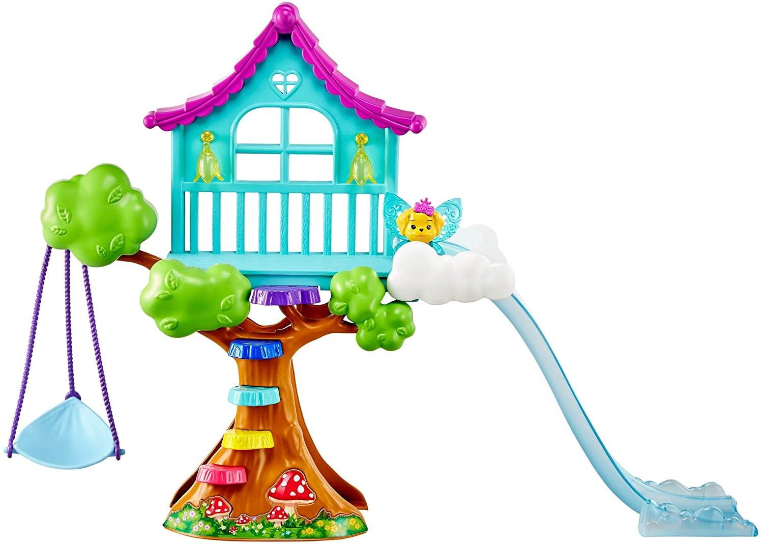 Barbie Dreamtopia Chelsea Fairy Doll and Fairytale Treehouse Playset