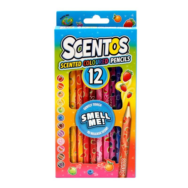 Scentos Scented 12 Colour Pencils