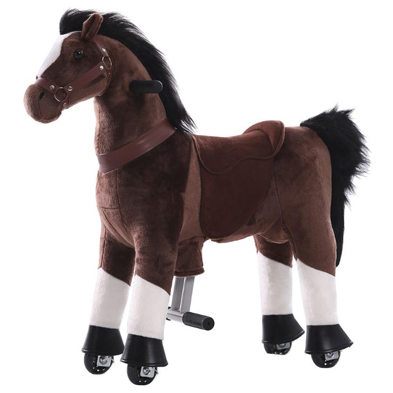 Tobys Ponycycle Rideamal Ride on - Dark Brown Horse
