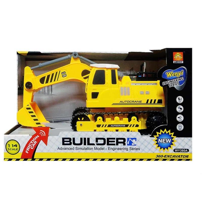 Wenyi 1:14 Friction 360-Excavator Truck