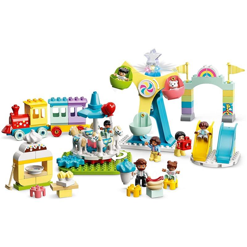 ليجو دوبلو - مجموعة بناء مدينة الملاهي والقطار 10956