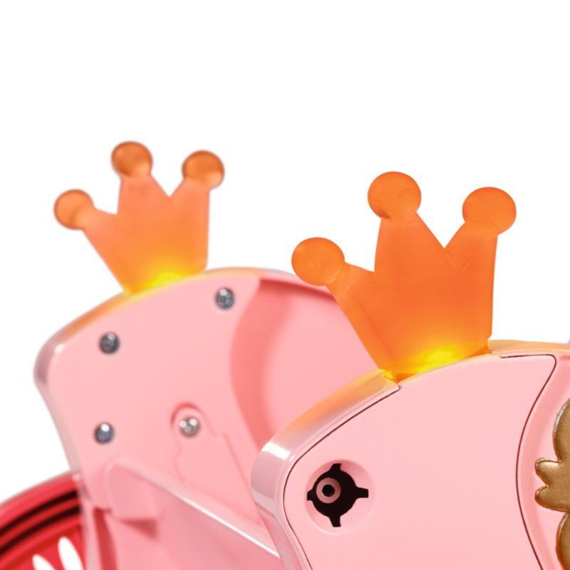 بيبي أنابيل - عربة سحب الدمية مع المهر الوردي