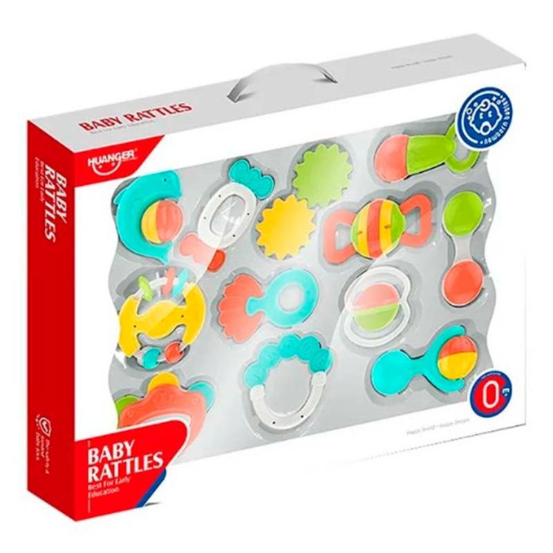 هوانجر - مجموعة الخشخيشات للأطفال حديثي الولادة 8 قطع