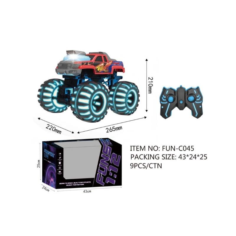 Funsterz 2.4G 1:12 Bigfoot 4 Wheel Drive Remote Control Car Assorted